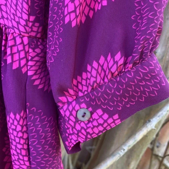 Anthropologie Girls from Savoy Bouquet Toss Silk Dress - Picture 6 of 9